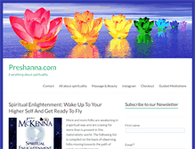 Tablet Screenshot of preshanna.com